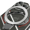 thumbnail image 4 of ELEHOLD Plating Magnetic Case for iPhone 16 Pro Case Transparent Clear Cover Kickstand Camera Lens Protection Compatible with Mag Safe Accessory Slim Shockproof Case for iPhone 16 Pro,Gray, 4 of 6