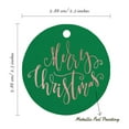 thumbnail image 6 of Inkdotpot Pack Of 50 Real Rose Gold Foil Paper Tags Merry Christmas Favor Hang Tags, 6 of 7