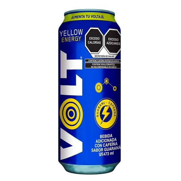 Bebida energética Volt Yellow Energy sabor guaraná 473 ml