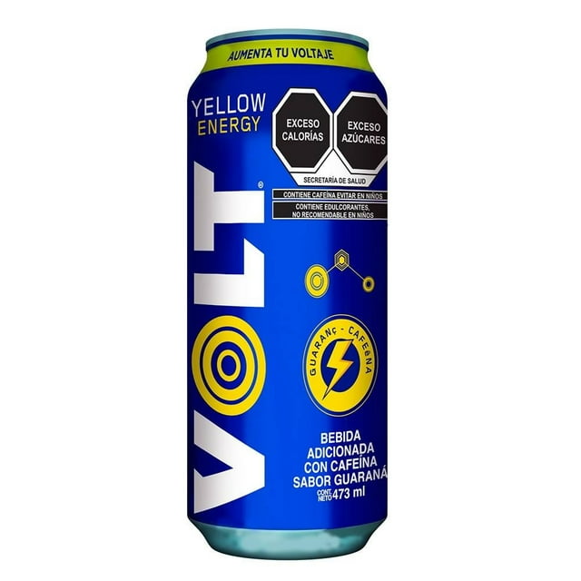 Bebida energética Volt Yellow Energy sabor guaraná 473 ml