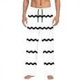 thumbnail image 2 of Styesk Men's Pants Man Fashion Printing Elastic Waist Drawstring Fallow Full Length Pants, 2 of 5
