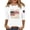 White, variant on America 250 Tshirt Women's Patriotic Holiday 3/4 Sleeve Round Neck Casual Comfort Tee Womens Tees Black L