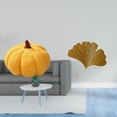 thumbnail image 2 of Cojines De Calabaza De Halloween, Cojines De Felpa Rellenos Para Sofá, Ideales Para La Decoración Del Dormitorio, Y Escultura Abstracta De Hojas De Ginkgo De Hierro Forjado Para Pared,, 2 of 8