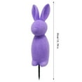 thumbnail image 3 of Rabbit-Shaped Artificial Green Plants, Easter Decorative Stakes With Bunny Design Made With Advanced Simulation Technology For Realistic Look, No Watering Or Maintenance Required, 3 of 9