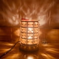 thumbnail image 2 of Yuarrent Radiate Fragrance Clear Crystal Burner para derretir cera y aceites esenciales Innovador quemador de cera para derretir Aromaterapia y Aceites Esenciales plata VDE, 2 of 6