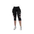 thumbnail image 1 of Leggings Deportivos Para Mujer Diseño Sexy Panel De Malla Talla: L Eo Safe Imports Negro, 1 of 5