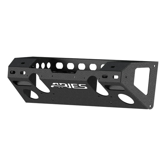 ARIES 2081001 TrailChaser Black Aluminum Front Bumper Center Section Only, Select Jeep Wrangler JK