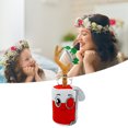 thumbnail image 4 of Caja interesante Lindo Robot de Peluche de Juguete con luz LED Botella de tiburón Cubo Figura de Anime de Dibujos Animados Muñeco de Peluche Suave Almohada Regalos de cumpleaños de Navidad, 4 of 8