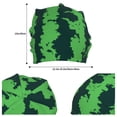 thumbnail image 4 of Logiee Green Stripes Of Watermelon Print Unisex Knit Beanie for Men Women Winter Hat,Beanies Skull Caps, 4 of 7