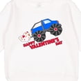 thumbnail image 3 of Inktastic Happy Valentine's Day-monster Truck Toddler Sweatshirt, 3 of 4