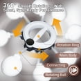 thumbnail image 5 of Arm Workout Equipment, 360° Shoulder Reliever Ball Swing, Upper Body Workout Equipment Rotating Arm Trainer for Forearm, Chest, Shoulder & Wrist | Home Gym Strength Equipment for Men & Women, 5 of 7
