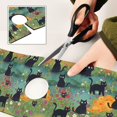thumbnail image 6 of Yayeee Faucet Mat for Kitchen Sink 30" Diatomite Long Splash Guard Pad, Floral Black Cats Pattern, 2 Pack, 6 of 7