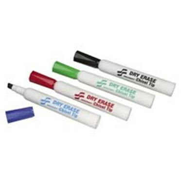 Skilcraft NSN2943791 Dry-Erase Marker, Low-Odor, Chisel Tip, Black