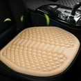 thumbnail image 5 of Ice Silk Car Seat Cooler Pad Summer Breathable Cushion Non-Slip Base Office Driving Dual-Use 19x18x0.4in, 5 of 6