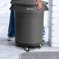 thumbnail image 7 of Plastic Prince Trash Can Dolly with Wheels Black Garbage Can Wheels Transports 20 Gallon 32 Gallon 44 Gallon and 55 Gallon Brute Trash Can Dolly for Restaurants Offices Commercial Environments, 7 of 7