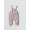 thumbnail image 2 of FEORJGP Little Boys Girls Knitted Overalls 3M 6M 9M 12M 2T 3T Toddler Baby Sleeveless Jumpsuits Front Pocket Solid Rompers Chunky Cable Knitwear Bodysozy Casual Daily Outfits for Spring Fall, 2 of 8