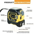 thumbnail image 6 of Almighty Ruler Self Locking Digital Tape Measure LED Display 3 in 1 Rangefinder Tape Measure Ruler Measuring Tape High Precision Almighty Tool Tape Measure 131/196 FT for Measuring, 6 of 11