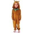 thumbnail image 3 of Scooby Doo Toddler Girls' Hooded Character Union Suit Lounge One-Piece Pajama Loungewear Sleepwear, 3 of 7