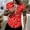 Red#09, variant on Valentine's Day Gifts Men's Lapel Short Sleeve Button Down Shirts Oversized Valentines Print T Shirts Top Mens Casual Turndown Collar Loose Comfy Summer Button Blouse Hawaiian Beach Shirt
