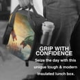 thumbnail image 6 of Lsque Castle Red Green Sky Dragon Lunch Bag Lunch Box for Women Men Reusable Insulated Lunch Tote Bag,Leakproof Thermal Cooler Sack Food Handbags Case High Capacity, 6 of 9