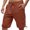 Brown, variant on Men's Casual Pants Outdoor Leisure Tapered Fit Tie Design Comfortable Stylish Summer Autumn Wear Lightweight Breathable Men's Pants for Travel Dress Comfortable