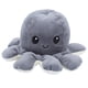 thumbnail image 1 of Pulpo de peluche reversible de doble cara, juguete para bebé (gris y beige), 1 of 14