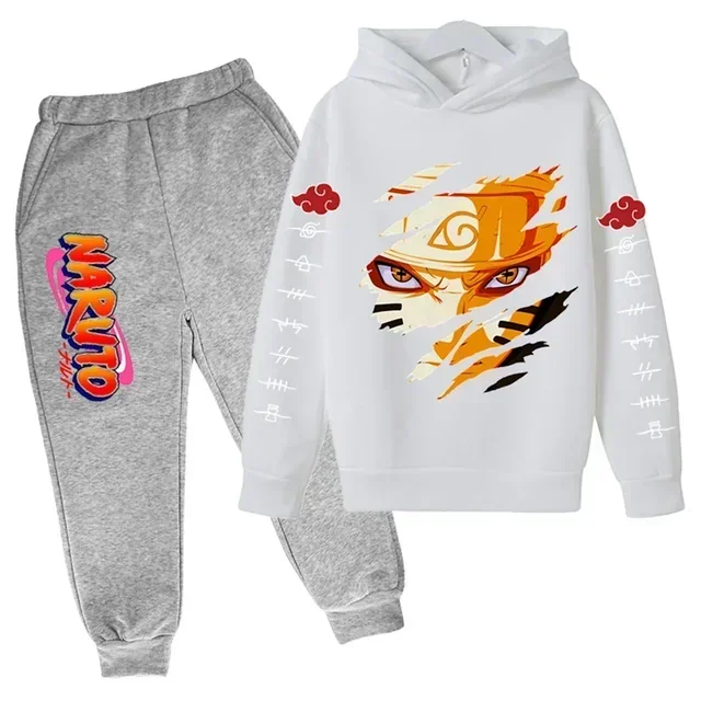 Sudadera con capucha de Naruto para niños, suéter con estampado de Kakashi, Hatake Sasuke, chándal informal de Cosplay Harajuku, Tops geniales, sudaderas con capucha de otoño