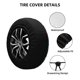 thumbnail image 2 of Fotbe Amanita Mushroom Funda de Llanta de Repuesto con Estampado, Engrosada, Ajuste Universal para Jeep, Remolque, RV, SUV, Camión-15 inch, 2 of 6