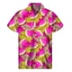thumbnail image 5 of Nueva camisa hawaiana con estampado de sandía colorida, camisetas de verano, mangas cortas, camisa con botones y estampado de frutas en 3D, ropa para hombre, blusa con solapa, 5 of 5