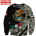 thumbnail image 5 of Mostprints Personalized Name Mexican Shirts for Men, Customized Mexico Shirts for Men, Mexico Shirts for Women Mexico Shirt (44) (T-Shirt, S), 5 of 5