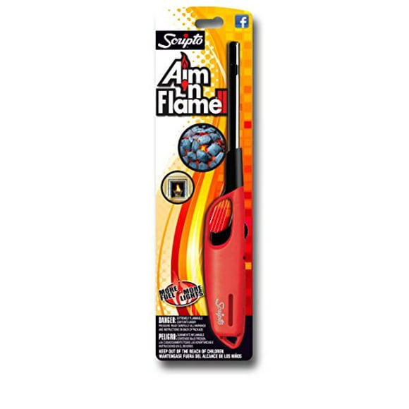Scripto Multi Purpose Aim'n Flame II Lighter (Random Color)