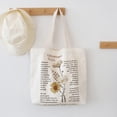 thumbnail image 4 of Bolso de hombro de moda Baoblaze Lona Reutilizable Capacidad 40x10x35cm, 4 of 8