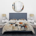 thumbnail image 3 of Designart "Colorful Mid Century Abstract gracefulness I" Mid-Century Bedding Covert Set - Abstract Midcentury Multi-Color Abstract Bed Set With 1 Sham, 3 of 6