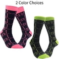 thumbnail image 2 of Stylish Flamingo Pattern Socks from the Sock Panda (Adult Large), 2 of 13