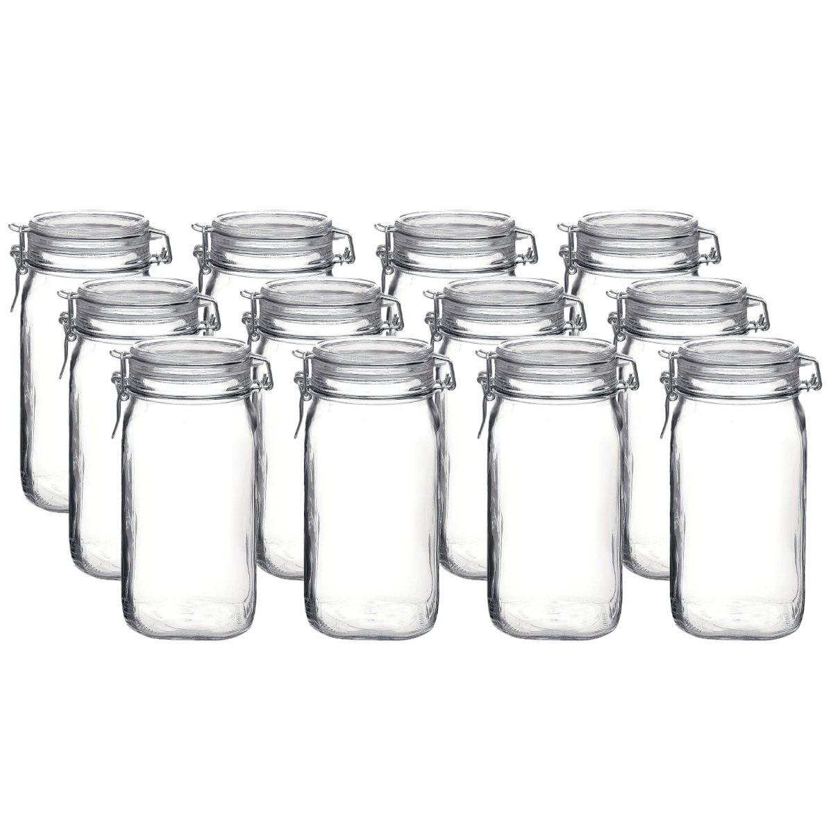 Bormioli Rocco 1.5L Swing Top Fido Canning Jar | Set of 12