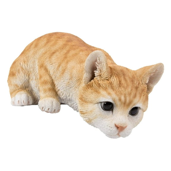 Hi-Line Gift 87757-M Cat Looking Over Ledge-Orange Tabby