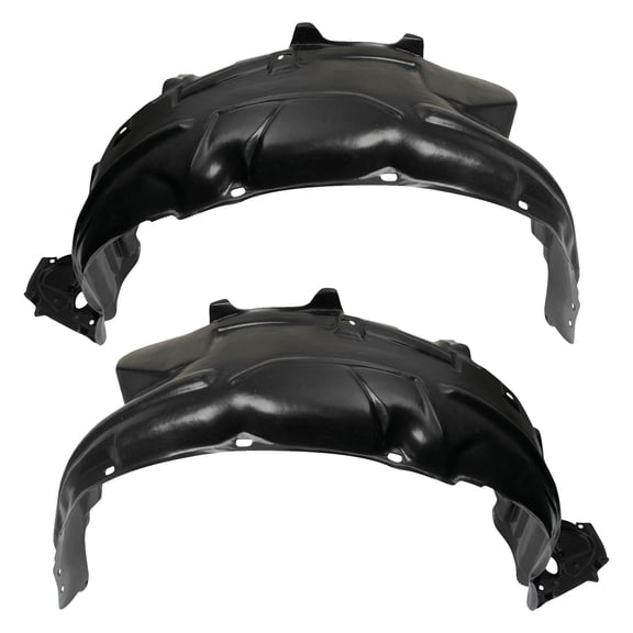 TRQ Front Inner Fender Liner Set Fits 2006-2011 Honda Civic BDA06574