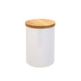 thumbnail image 1 of Tarro De Almacenamiento Sellado Tarro De Almacenamiento De Cerámica Tarro De Almacenamiento De Alimentos Redondo Para El Hogar Tarro De Cocina A Prueba De Humedad Con Anillo De Goma Tapa De Madera Inevent HA025364-02, 1 of 6