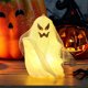 thumbnail image 3 of Adorno colgante de gasa fantasma de Halloween, pieza decorativa espeluznante e iluminada, 3 of 5