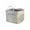 B, variant on 20L Quilted Fabric Storage Basket with Handles & Pocket, Foldable Laundry Hamper Boho Floral Print Organizer Bin for Home, Picnic, Office 12"x10"x12"