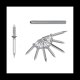 thumbnail image 2 of 100 Piezas de Clavo Sin Costura de Hilo de Rodapié de Doble Cabeza, LíNea de Rodapié Sin Marcas de Clavo, Clavo Sin Costura con Herramienta de de Clavo, 2 of 5