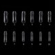 thumbnail image 2 of 120 Uds Gel de extensión de uñas formas duales cubierta completa transparente formas duales, 2 of 5