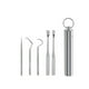 thumbnail image 2 of Toothlick Travel Tou Cleaning Pick Barbecue Fruit Horquilla Reutilizable Lavable Lavable Dientes Multifuncionales Flosser Flosser con Titular 5pcs seitruly  HA012565-01, 2 of 7