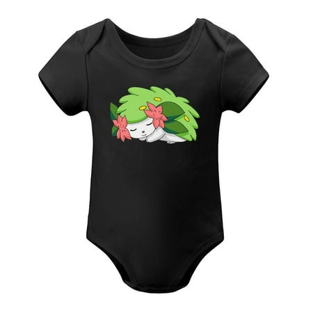 

Pokemon Short Sleeves Onesie Baby Bodysuits Litter Boys Girls Newborn Tops 9 Month Black