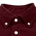 thumbnail image 4 of Handshe Men's Solid Color Corduroy Shirt Jacket, Casual Button Front Collar Pocket Open Front Shirt for Autumn, Fall Casual Outwear Coats,Plus Size, 4 of 4