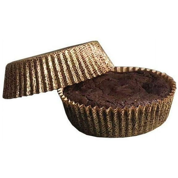 Novacart Panettone Print Round Baking Cup 2-11/16 Inch Base Diameter x 1 Inch High - Pack of 357