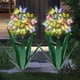 thumbnail image 1 of Escultura de Jardín Homight Solar en Metal con Forma de Agave, Mariposa y Flor, 1 of 7