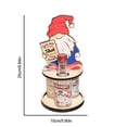 thumbnail image 2 of Botella De Navidad Portabotellas De Madera Adorno Colgador De Vidrio Decoraciones De Fiesta De Navidad Regalo Inevent HA042033-02, 2 of 6