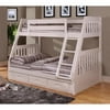 American Furniture Classics 0218-TFWM White Pine Twin over Full Bunk Bed with 3-Drawer Underbed Storage