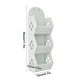 thumbnail image 3 of Estante de Baño de Tres Niveles para Pared | Organizador de Pvc Blanco Que Ahorra Espacio | Estante de Ducha Impermeable con Ganchos Adhesivos | Soporte para Toallas y Champú para Baño, Lavandería y, 3 of 6